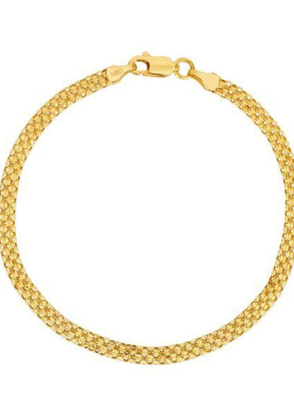 3.5mm 14k Yellow Gold Bismark Bracelet - Ellie Belle