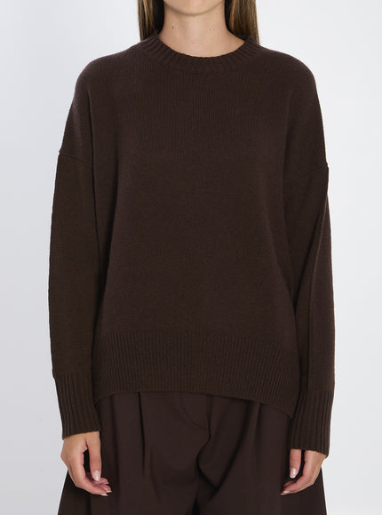 Allude Cashmere Sweater Brown