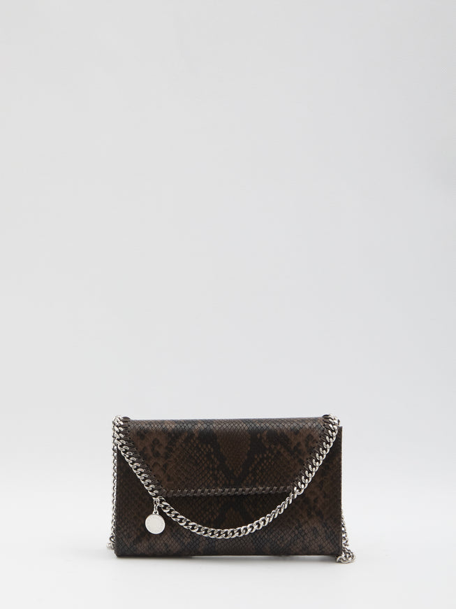 Stella Mccartney Falabella Wallet With Chain QT Brown
