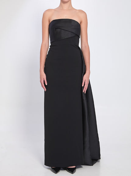 Solace London Kinsley Maxi Dress In Black Black