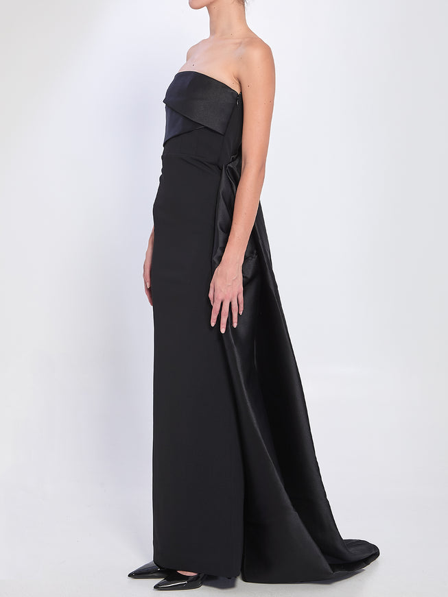 Solace London Kinsley Maxi Dress In Black