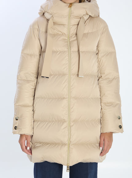 Herno A-shape Puffer Jacket Beige
