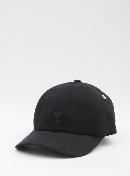 Ami Paris Ami De Coeur Cap QT Black