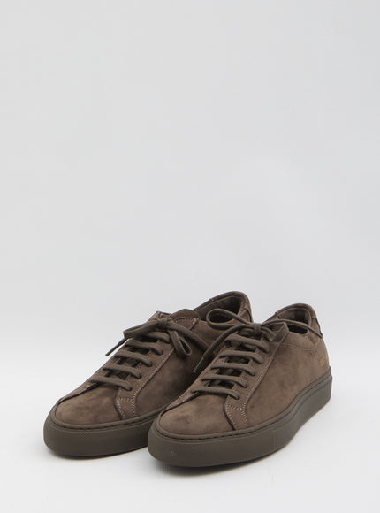 Common Projects Achilles Sneakers In Moka Brown Nubuck