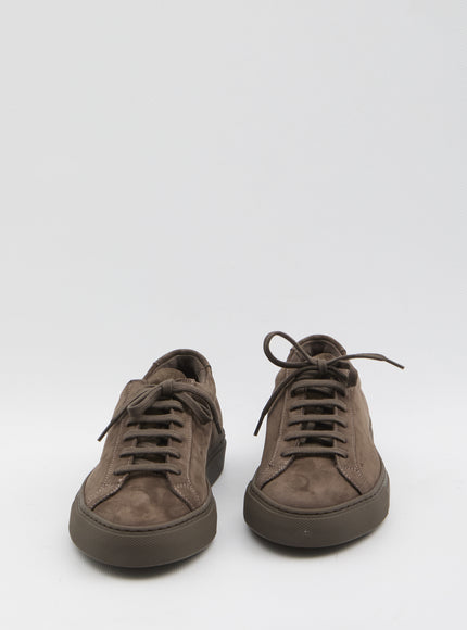 Common Projects Achilles Sneakers In Moka Brown Nubuck