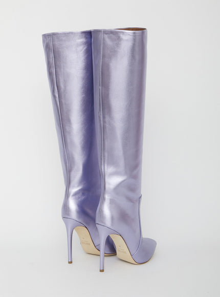 Paris Texas Lilac Leather Boots