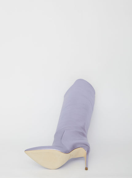 Paris Texas Lilac Leather Boots