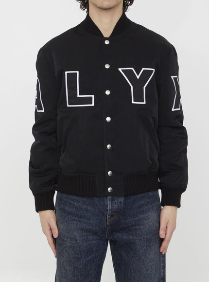Alyx Logo Varsity Jacket Black