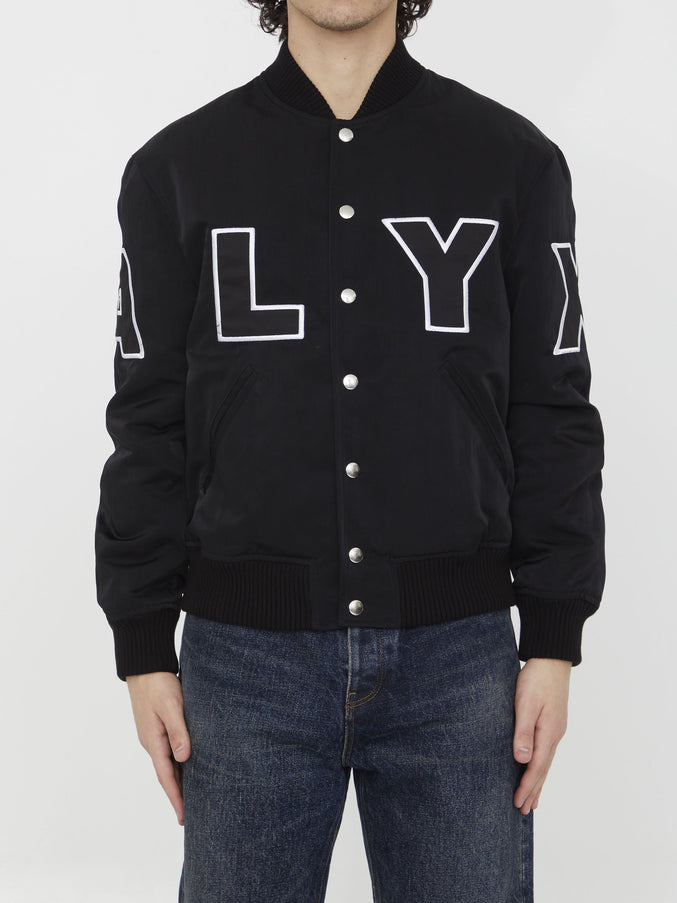 Alyx Logo Varsity Jacket Black