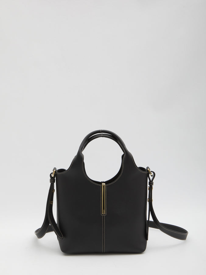 Tod's Mini Bar Tote Bag QT Black