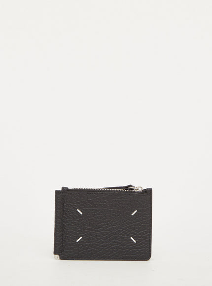Maison Margiela Black Leather Wallet QT Black