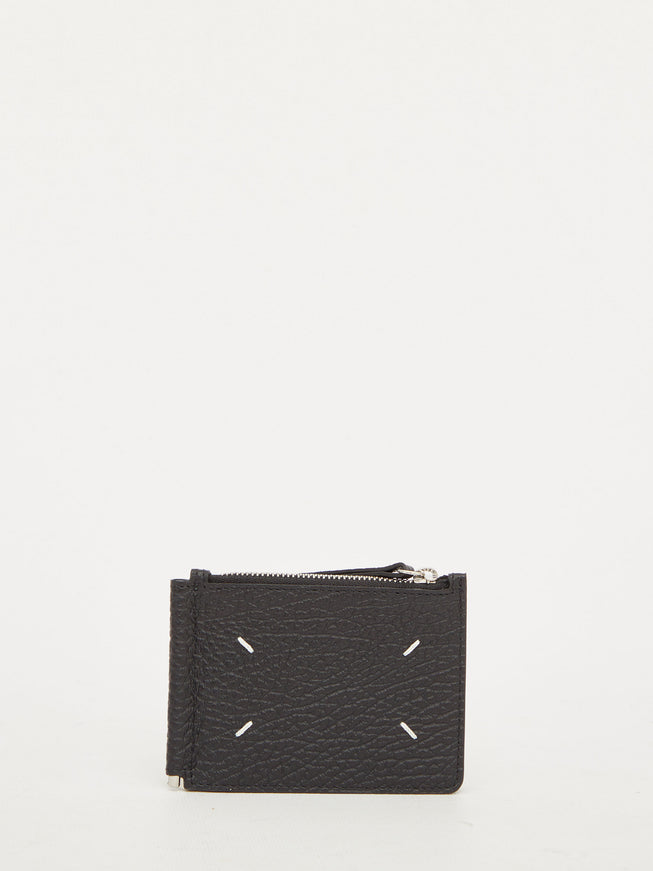 Maison Margiela Black Leather Wallet QT Black