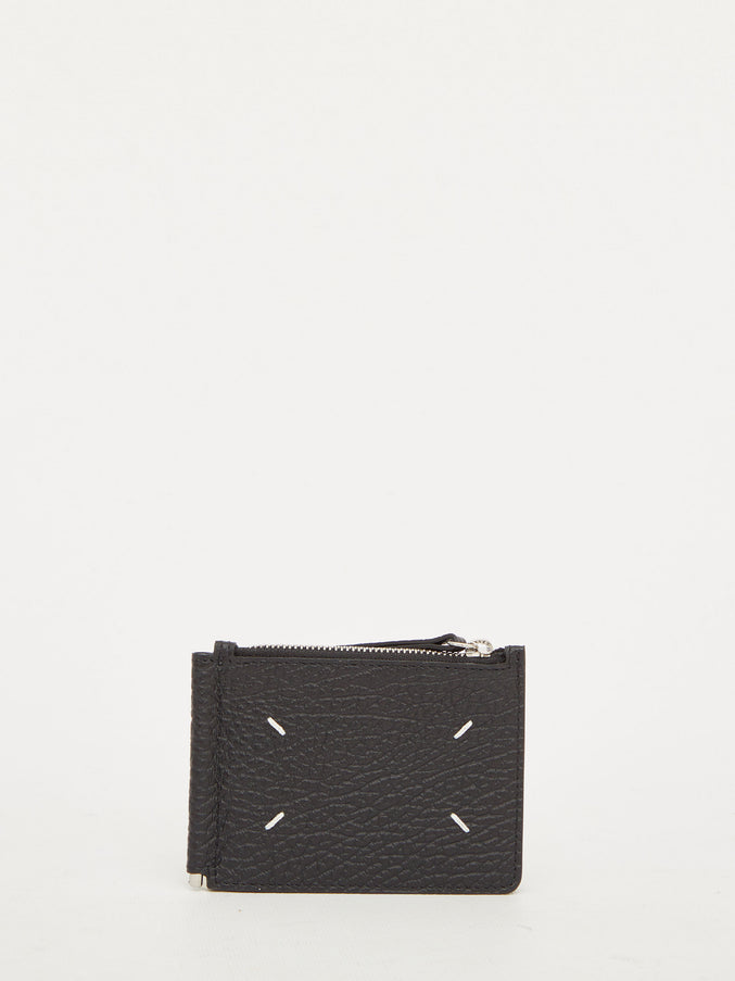 Maison Margiela Black Leather Wallet QT Black
