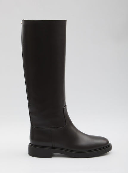 Gianvito Rossi Ascott Boots Brown