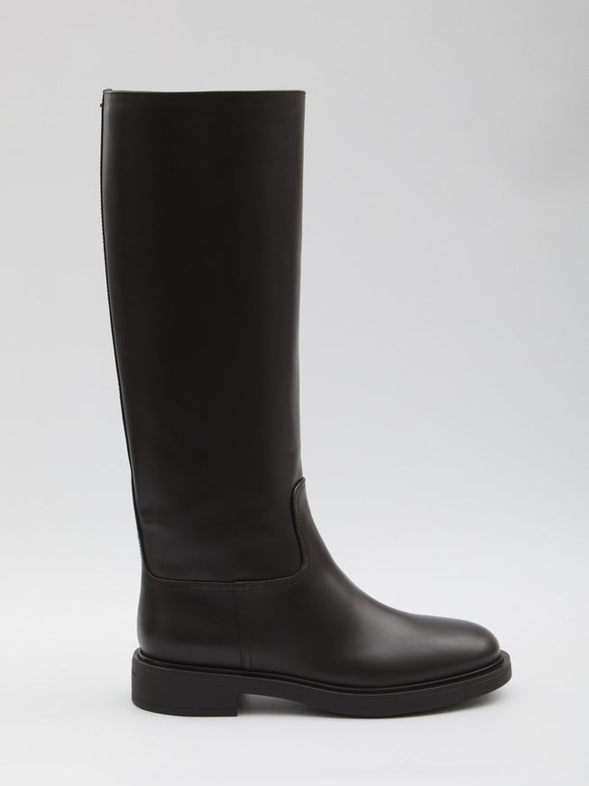 Gianvito Rossi Ascott Boots Brown