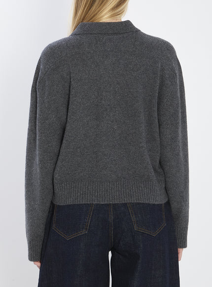 Loulou De Saison Long-sleeved Cashmere Polo