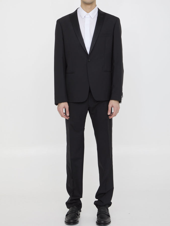 Tonello Two-piece Suit In Wool Black