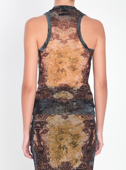 Jean Paul Gaultier Médaillon Tank Top
