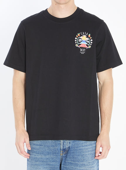 Casablanca Casa Way Mountain T-shirt Black