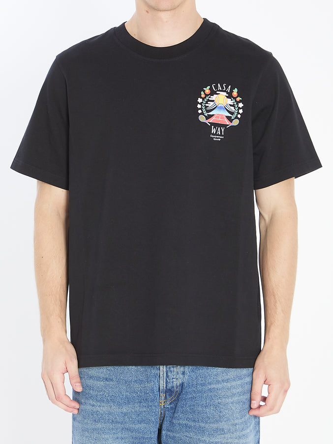 Casablanca Casa Way Mountain T-shirt Black