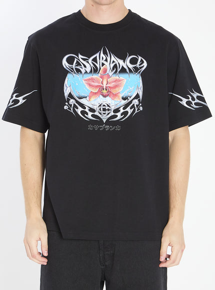Casablanca Blades Print T-shirt Black