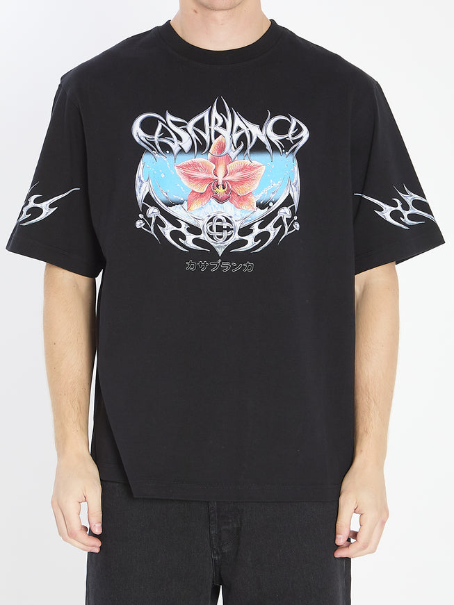 Casablanca Blades Print T-shirt Black
