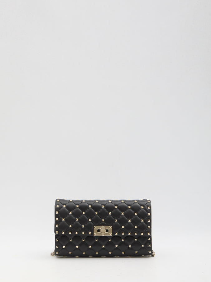Valentino Garavani Rockstud Clutch QT Black