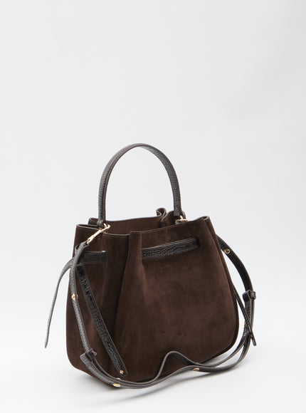 Tory Burch Suede Romy Bucket Bag