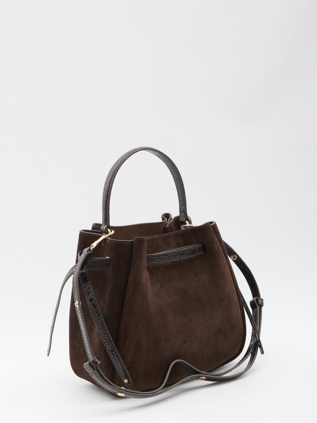 Tory Burch Suede Romy Bucket Bag