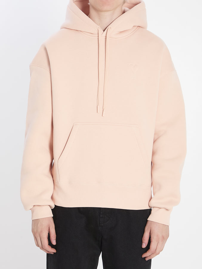 Ami Paris Ami De Coeur Hoodie Pink