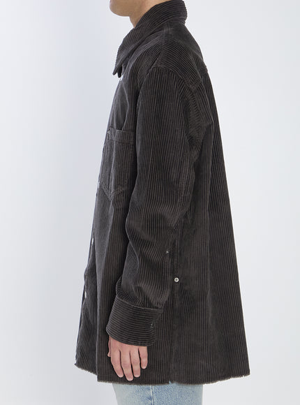 Ami Paris Corduroy Velvet Overshirt