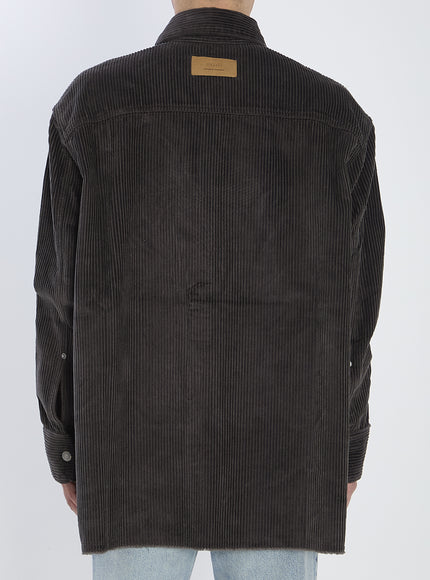 Ami Paris Corduroy Velvet Overshirt