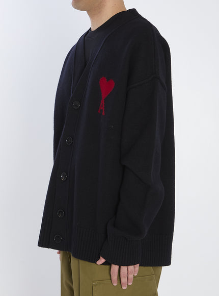 Ami Paris Ami De Coeur Cardigan