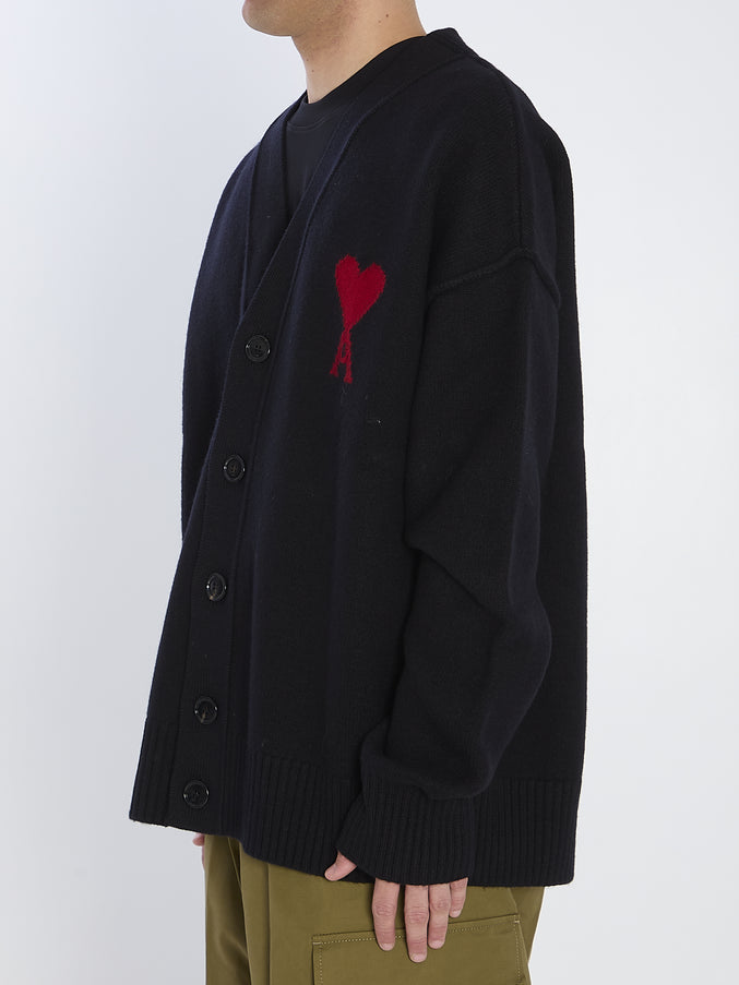 Ami Paris Ami De Coeur Cardigan