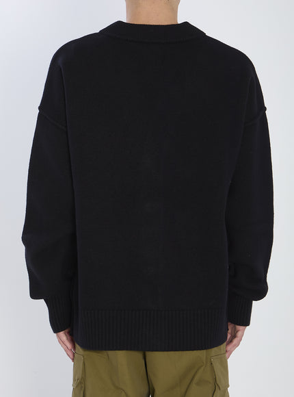 Ami Paris Ami De Coeur Cardigan