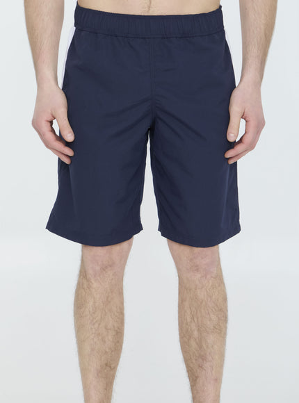 Palm Angels Overlogo Swimshorts Blue
