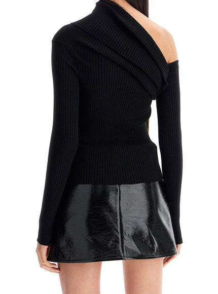 Courreges one-shoulder ribbed