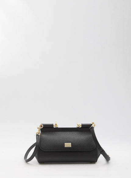 Dolce & Gabbana Elongated Sicily Handbag QT Black