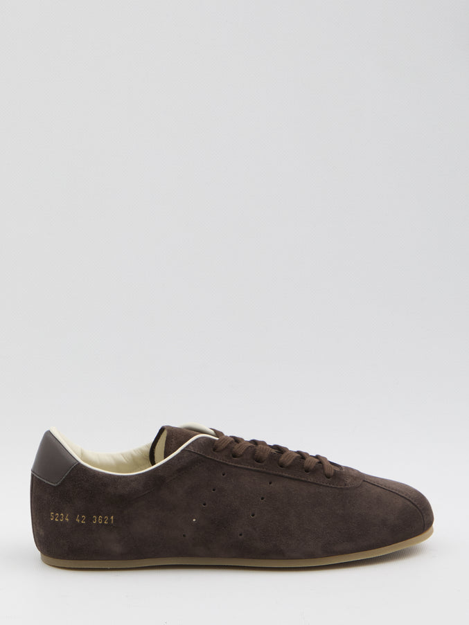 Common Projects Driving Sneakers In Suede Brown