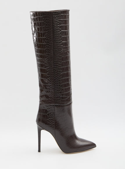 Paris Texas Stiletto Boots Brown