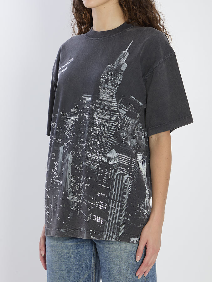 Alexander Wang T-shirt With Rhinestones