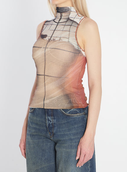 Jean Paul Gaultier Fire Tank Top