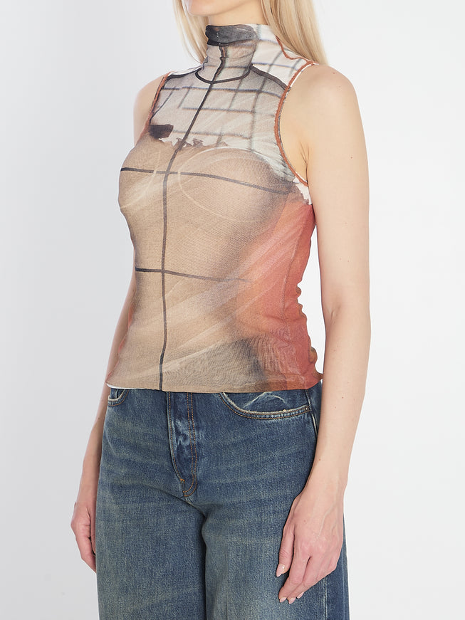Jean Paul Gaultier Fire Tank Top