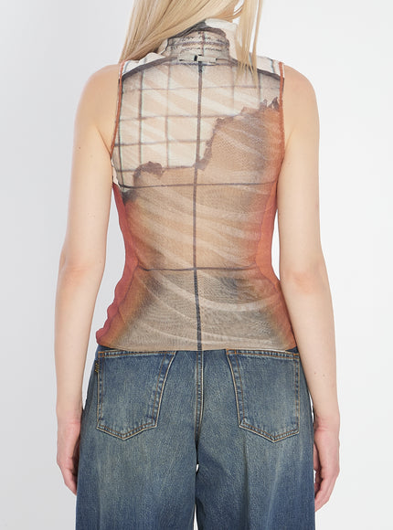 Jean Paul Gaultier Fire Tank Top