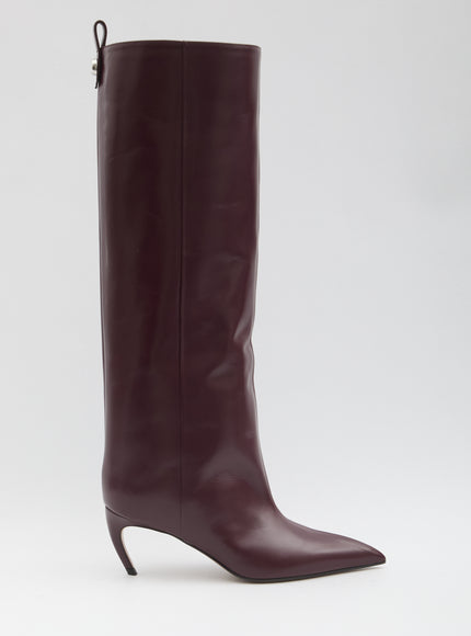 The Attico Lea Boots Bordeaux