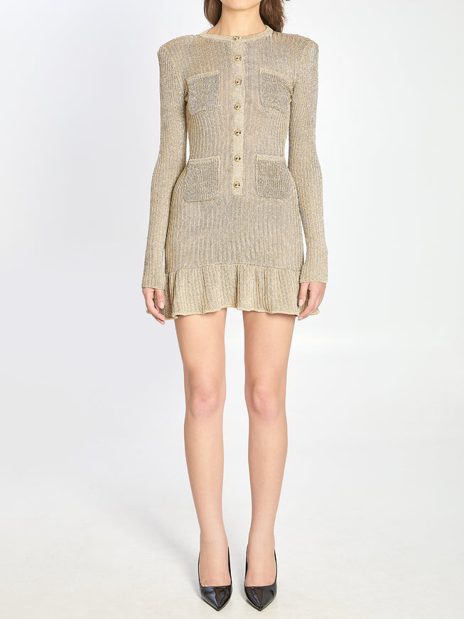 Gold Mini Dress