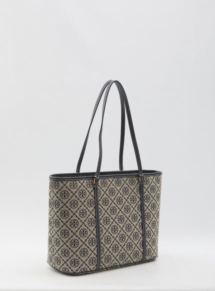 Tory Burch T Monogram Small Zip Tote Bag
