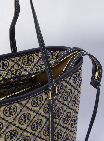 Tory Burch T Monogram Small Zip Tote Bag