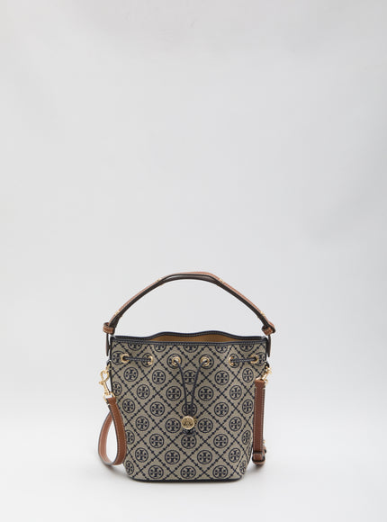 Tory Burch T Monogram Bucket Bag QT Blue