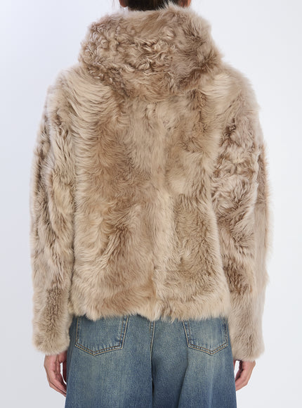 Yves Salomon Lamb Fur Jacket